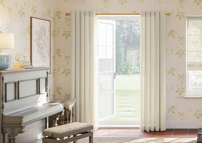 Pescara Voile, Latte - Made to Measure Curtains - Image 3